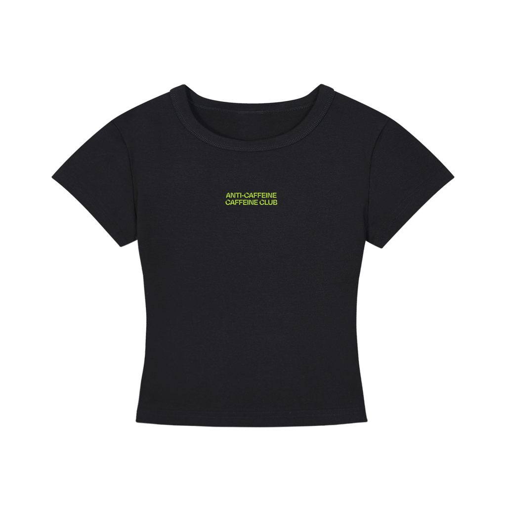 ANTI-CAFFEINE CAFFEINE CLUB CROPPED TEE